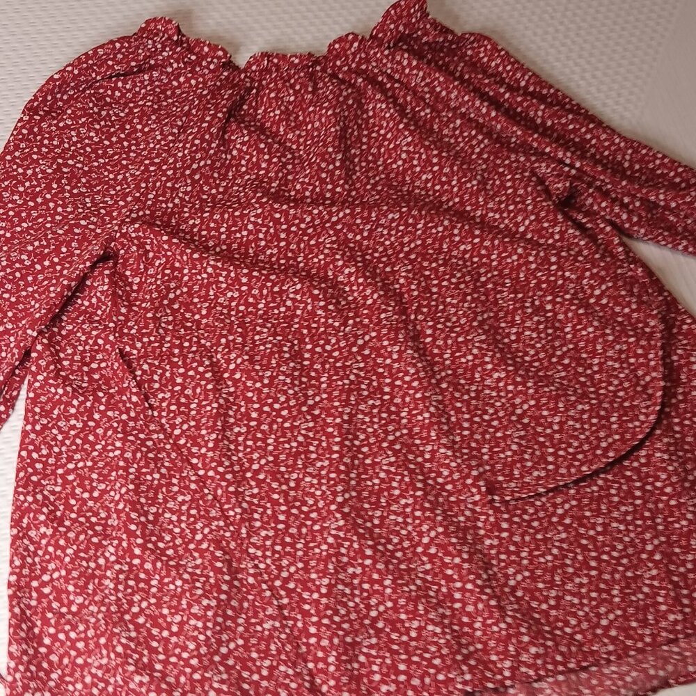Blouse red - Picture 8 of 10